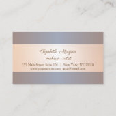 Modern Elegant, Striped, Dotted Loyalty Kaart (Achterkant)