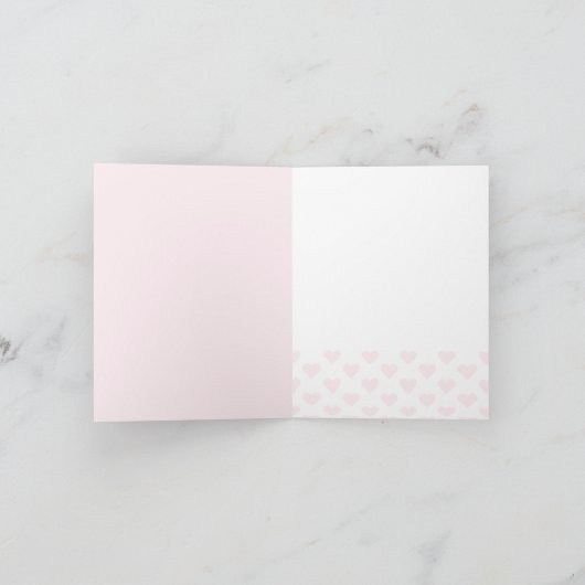 Modern Elegant Stripes Bruiloft Dank u Nota Kaart (Binnen)