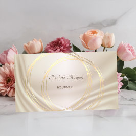 Modern Elegant Stylish Chic Diamonds Lotus Visitekaartje