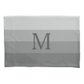 Modern Elegant Stylish Monogram Letter Initiaal Kussensloop (Voorkant)