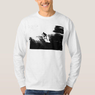 Modern Elegant Surfer Trendy Sjabloon Pop Art T-shirt