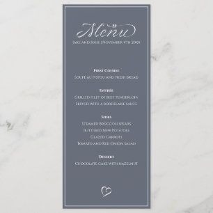 Modern elegant tabelmenu menu
