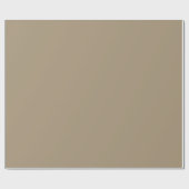 Modern Elegant Taupe Birthday Party Wedding Cadeaupapier (Vlak)