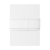 Modern Elegant Taupe Wedding Uitnodigingen Wikkel (Achterkant Voorbeeld)