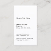 Modern Elegant Texture Grey Scissor Haarstylist Visitekaartje (Voorkant)