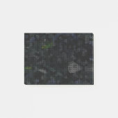 MODERN_ELEGANT_THE ABSTRACT_ART _BLACK POST-IT® NOTES (Voorkant)