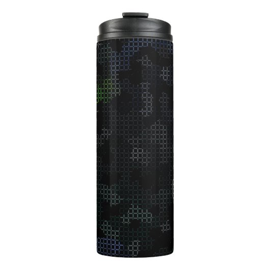 MODERN_ELEGANT_THE ABSTRACT_ART _BLACK THERMOSBEKER (Voorkant)