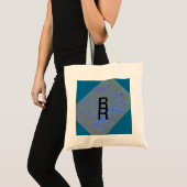 Modern_elegant_theAbstract art_BLUE Tote Bag (Voorkant (product))