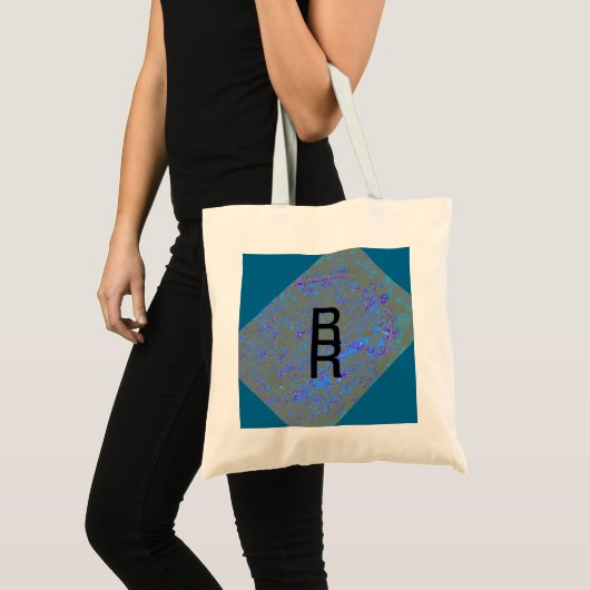 Modern_elegant_theAbstract art_BLUE Tote Bag (Voorkant (product))
