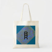 Modern_elegant_theAbstract art_BLUE Tote Bag (Voorkant)