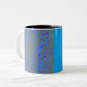 Modern_elegant_theAbstract art_BLUE Tweekleurige Koffiemok (Voorkant links)
