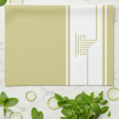 Modern Elegant Theedoek (Gevouwen)