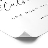 Modern Elegant Toss een paar petroleumebordjes Poster (Hoek)