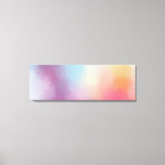 Modern Elegant Trendy Colorful Abstract Kunstwerk Canvas Afdruk (Voorkant)
