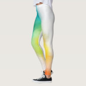 Modern Elegant Trendy Colorful Roze Blauw Groen Leggings (Links)