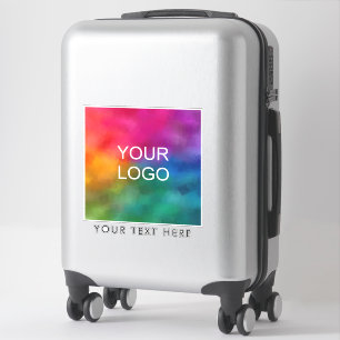 Modern Elegant Trendy Custom Company Logo hier Sticker