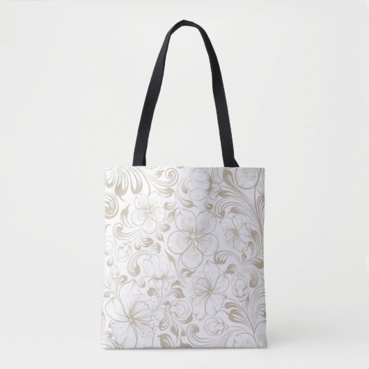 Modern Elegant Trendy Decorative Tote Bag (Voorkant)