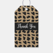 Modern Elegant Trendy Luipaard Patroon Cadeaulabel (Voorkant)