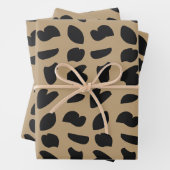 Modern Elegant Trendy Luipaard Patroon Inpakpapier Vel (In situ)