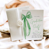 Modern Elegant Trendy Stijlvol Groene Boog Afstude Kaart