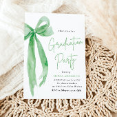 Modern Elegant Trendy Stijlvol Groene Boog Afstude Kaart