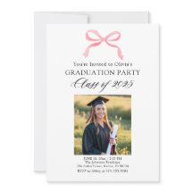 Modern Elegant Trendy Stijlvol Roze Boog Afstudere