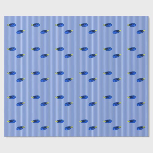 Modern Elegant Tropical Fish Pattern Cadeaupapier (Vlak)