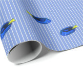 Modern Elegant Tropical Fish Pattern Cadeaupapier (Rol Hoek)