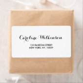 Modern Elegant trouwadreslabel Etiket (Insitu)