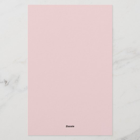 Modern Elegant Two Tone Monogrammed Briefpapier (Achterkant)