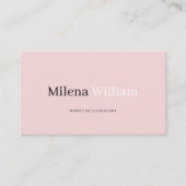 Modern Elegant Two Tone QR Code Visitekaartje (Voorkant)