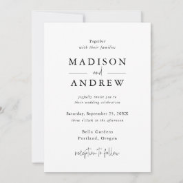 Modern Elegant Typografie Kaart