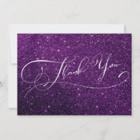 Modern Elegant Typografie Rich Paars Faux Glitter