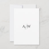 Modern Elegant Typography Photo  Save The Date (Achterkant)