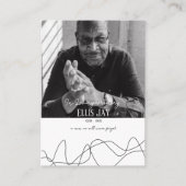 Modern | Elegant | Verlanglijstje | Kaart van het  Visitekaartje (Voorkant)