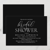 Modern elegant Vrijgezellenfeest Dinner en Party Kaart (Voorkant / Achterkant)