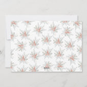 Modern Elegant Vrolijk Kerstgroen Flat Feestdagenkaart (Achterkant)