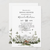 Modern Elegant Waterverf Avontuur Begin Bruids S Kaart (Voorkant / Achterkant)