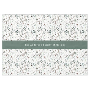 Modern elegant waterverf loof welkom tafelkleed