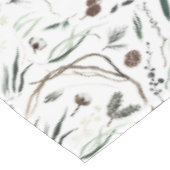 Modern elegant waterverf loof welkom tafelkleed (Gekanteld)