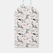 Modern Elegant Waterverf Prettige feestdagen Cadeaulabel (Achterkant)