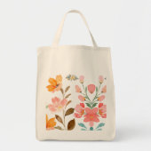 Modern Elegant Waterverf Roze Tote Bag (Voorkant)