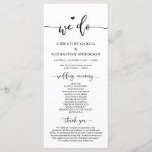 Modern Elegant, we doen dat, huwelijksceremonie