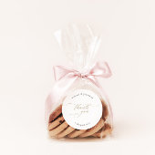 Modern Elegant Wedding Dank u Sticker