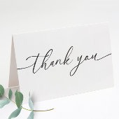 Modern Elegant Wedding Folded Bedankt kaarten