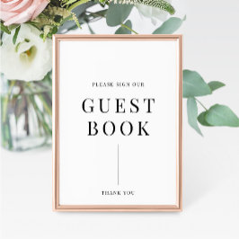Modern Elegant Wedding Guestbook