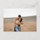 Modern Elegant Wedding Informatiekaartje (Achterkant)