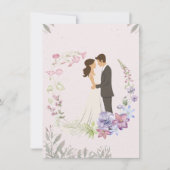 Modern Elegant Wedding Invitation Kaart (Voorkant)