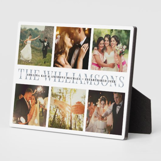 Modern Elegant Wedding Keepomwille Foto Collage Ch Fotoplaat (Zijkant)