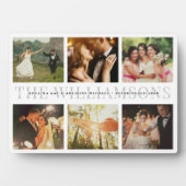 Modern Elegant Wedding Keepomwille Foto Collage Ch Fotoplaat (voorkant)